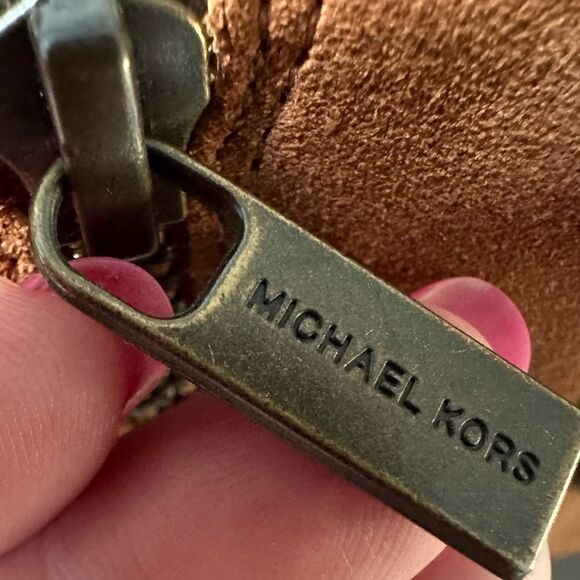 Michael Kors Westley, suede ankle booties. - Picture 2 of 6